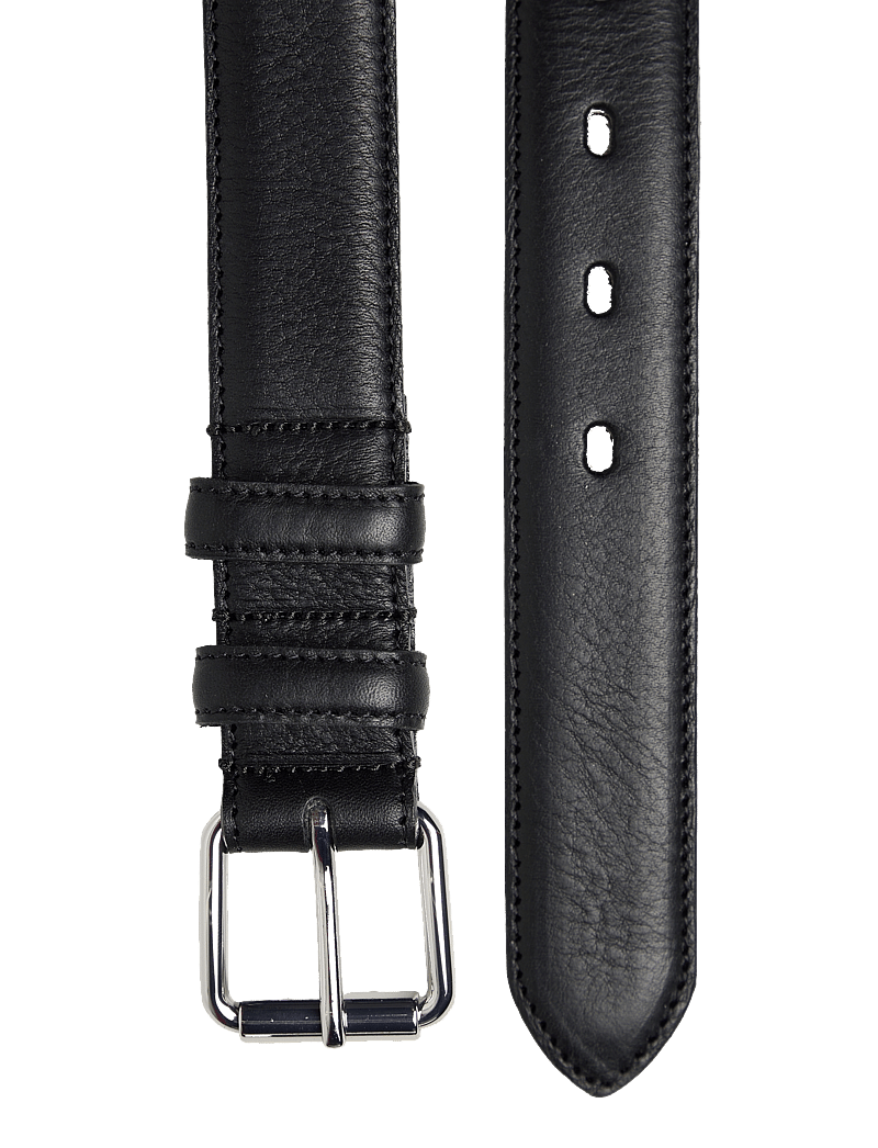 Mads Nørgaard - Skin Stitch Bowie Belt - klassiska skärp - black - 1