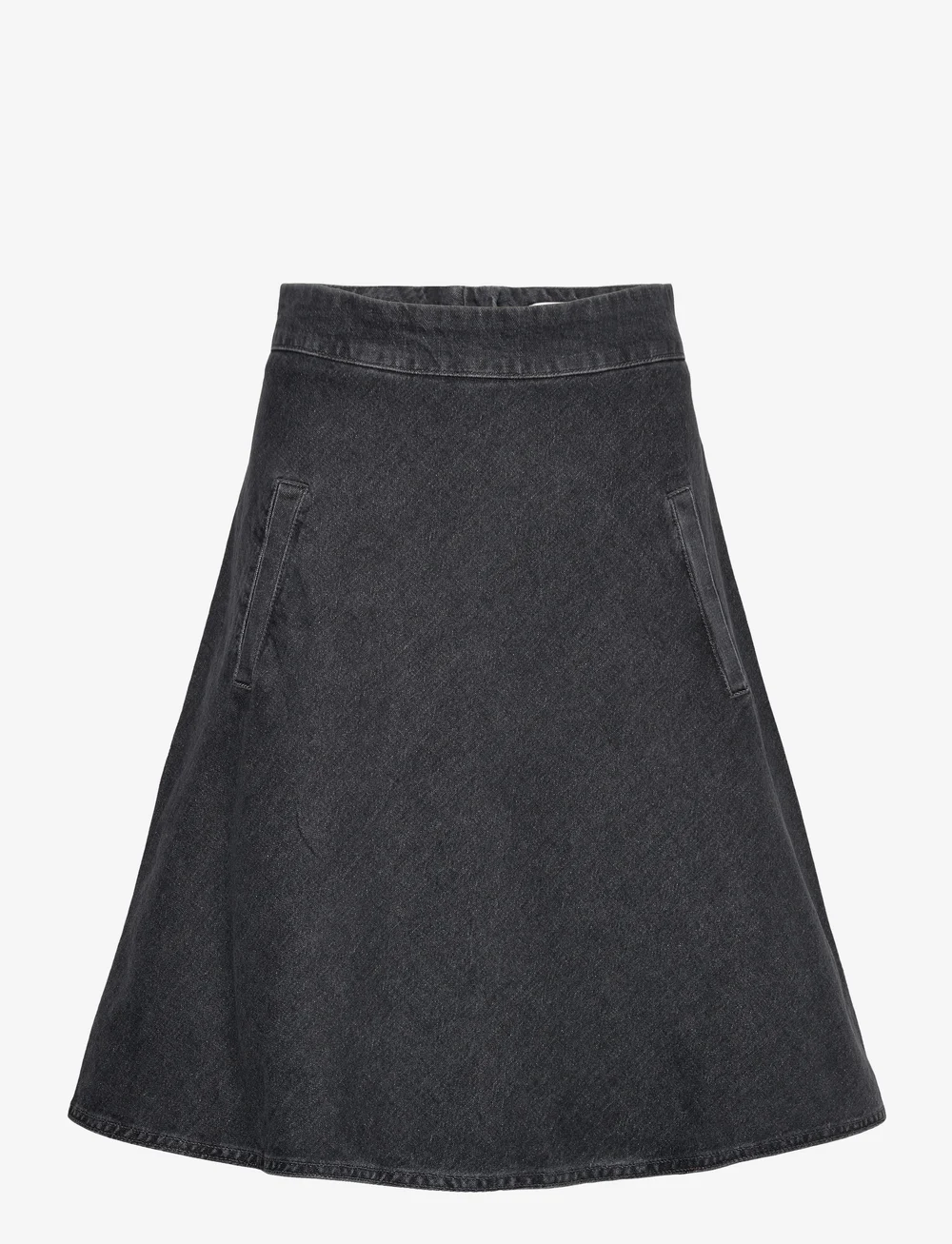 Black denim skater sales skirt