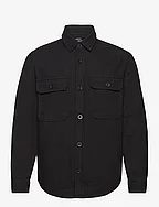 Dyed Canvas Skyler Shirt - BLACK