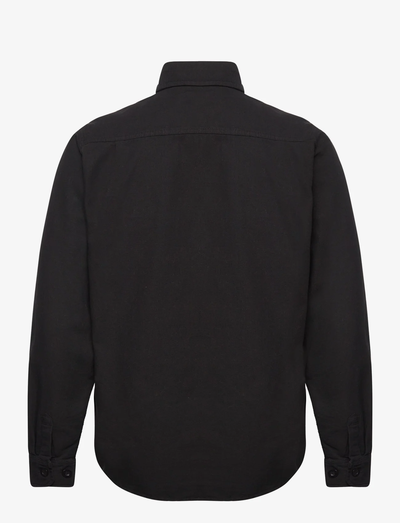 Mads Nørgaard - Dyed Canvas Skyler Shirt - nordisk stil - black - 1
