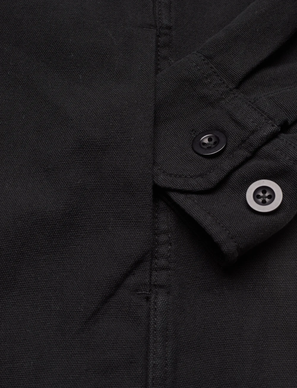 Mads Nørgaard - Dyed Canvas Skyler Shirt FAV - nach anlass kaufen - black - 4