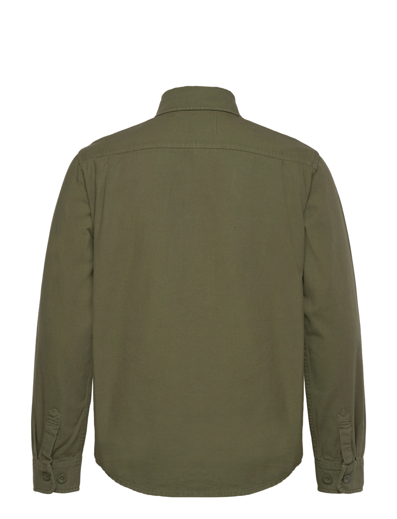 Mads Nørgaard - Dyed Canvas Skyler Shirt FAV - kalamata - 1