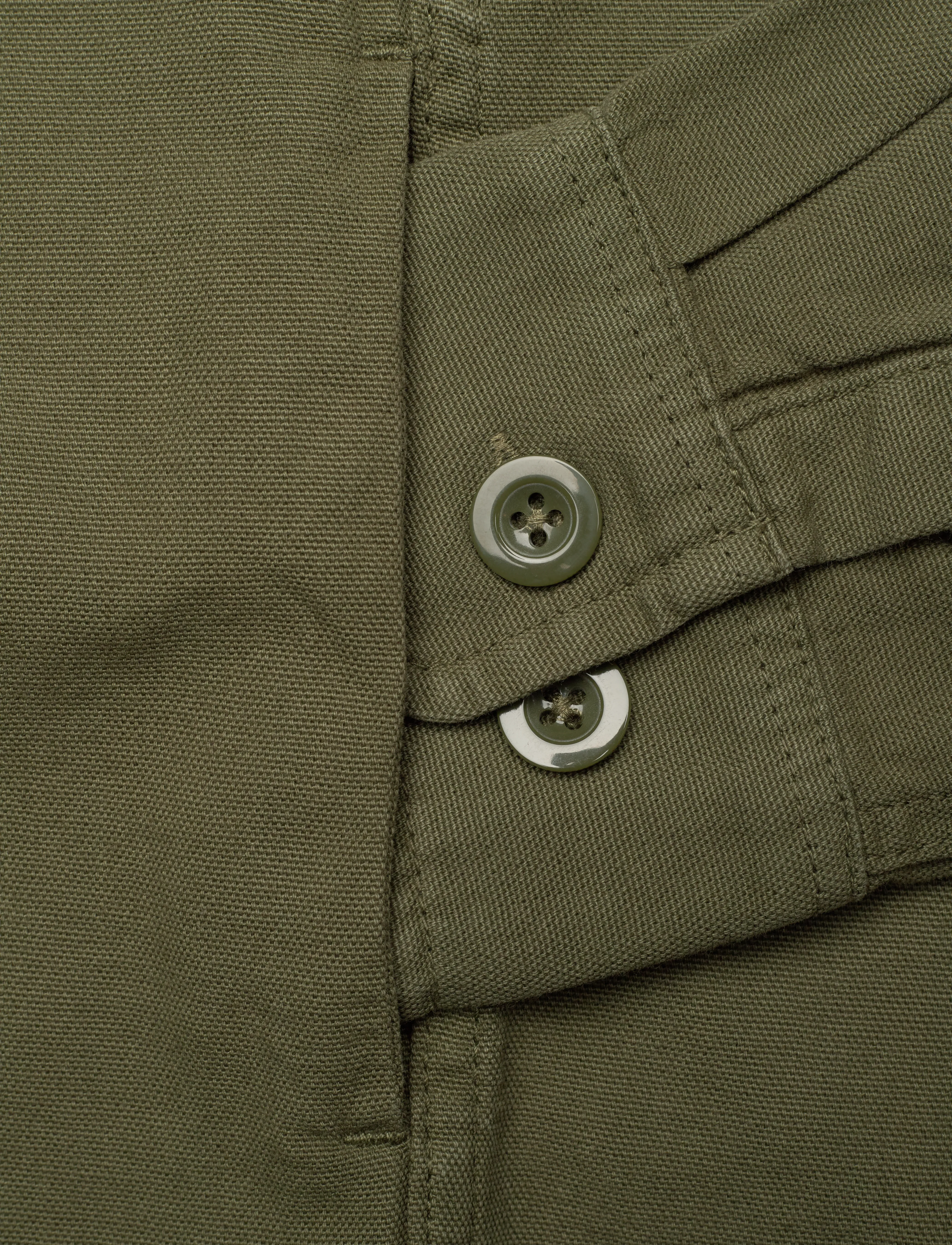 Mads Nørgaard - Dyed Canvas Skyler Shirt FAV - kalamata - 3