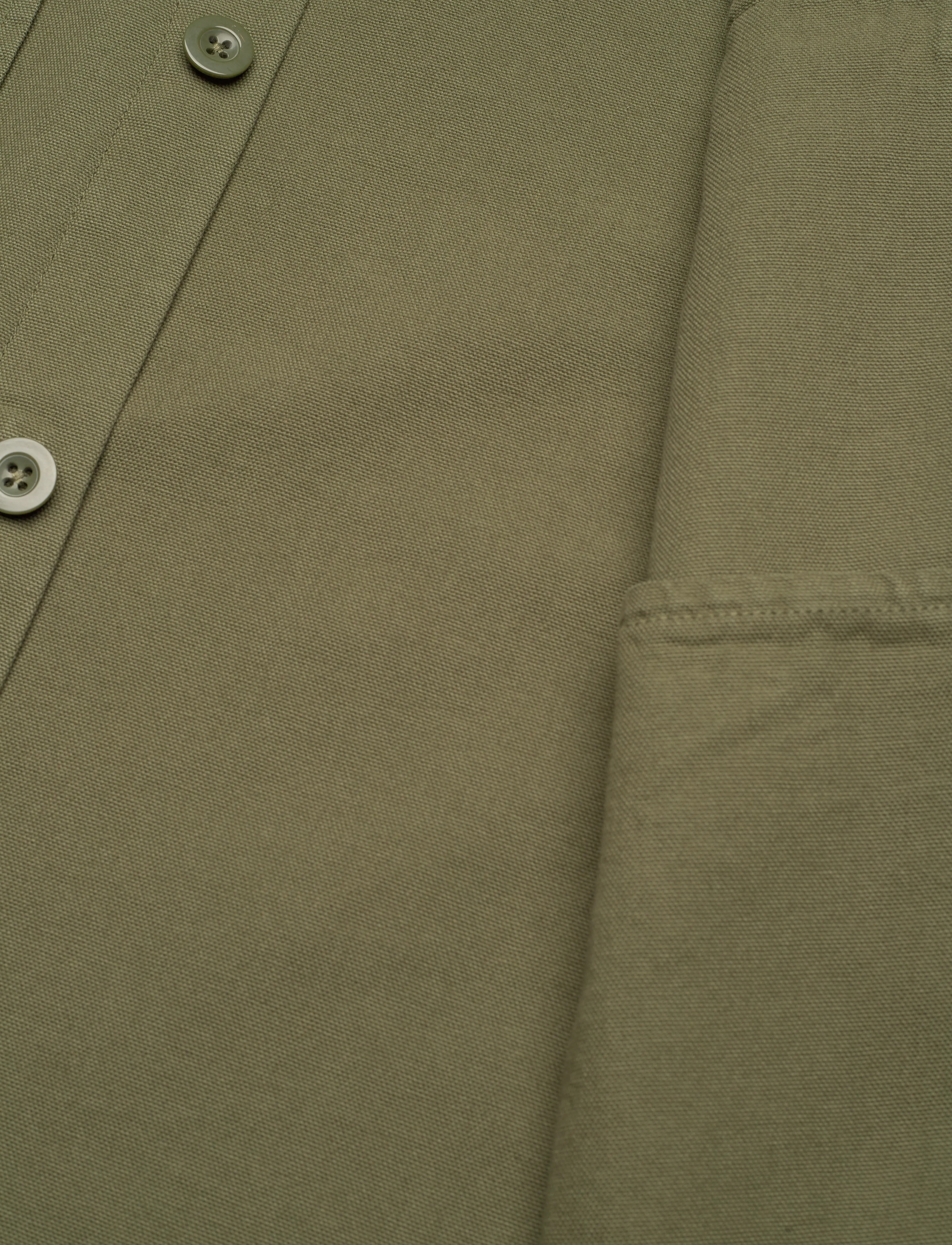 Mads Nørgaard - Dyed Canvas Skyler Shirt FAV - kalamata - 4