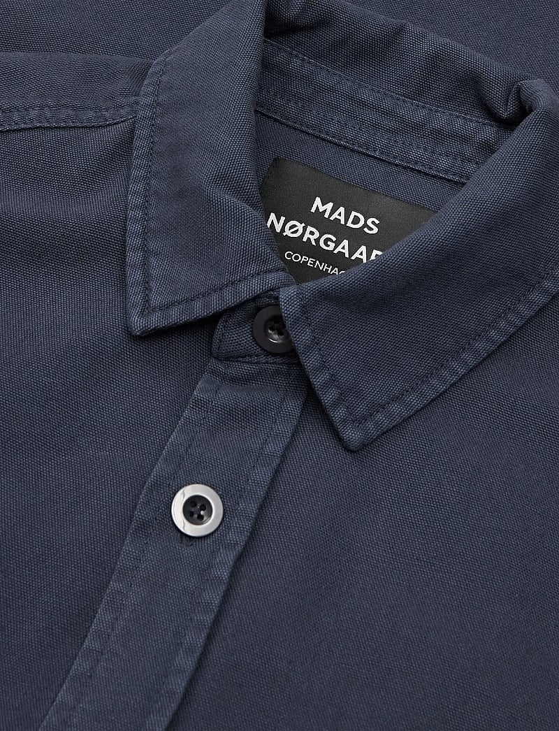 Mads Nørgaard - Dyed Canvas Skyler Shirt FAV - casual hemden - parisian night - 1