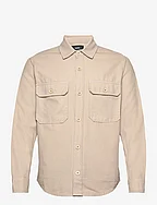 Dyed Canvas Skyler Shirt - TRENCH COAT