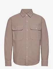 Mads Nørgaard - Dyed Canvas Skyler Shirt - men - vintage khaki - 0