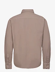 Mads Nørgaard - Dyed Canvas Skyler Shirt - vyrams - vintage khaki - 1