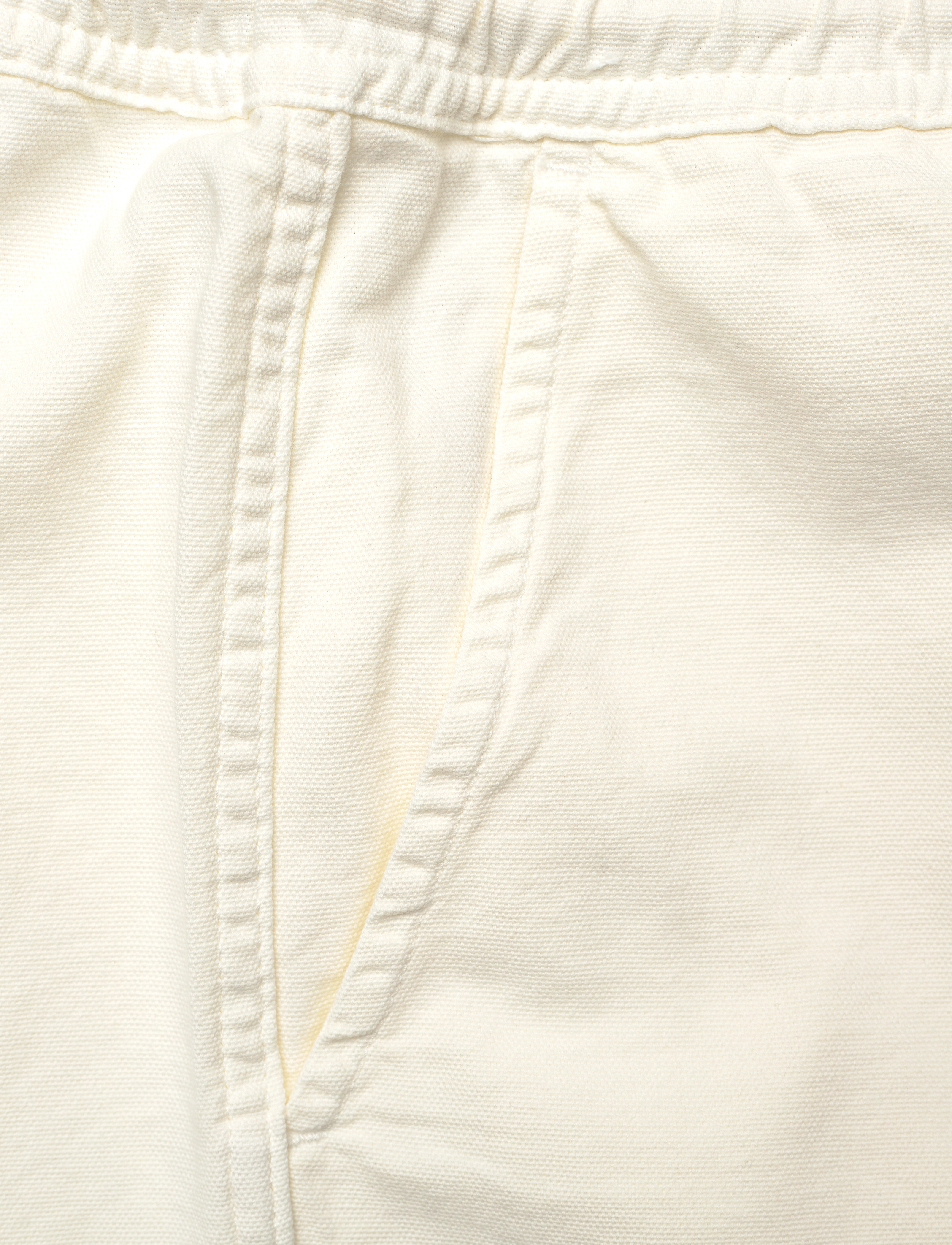 Mads Nørgaard - Dyed Canvas Beach Shorts - vanilla ice - 2