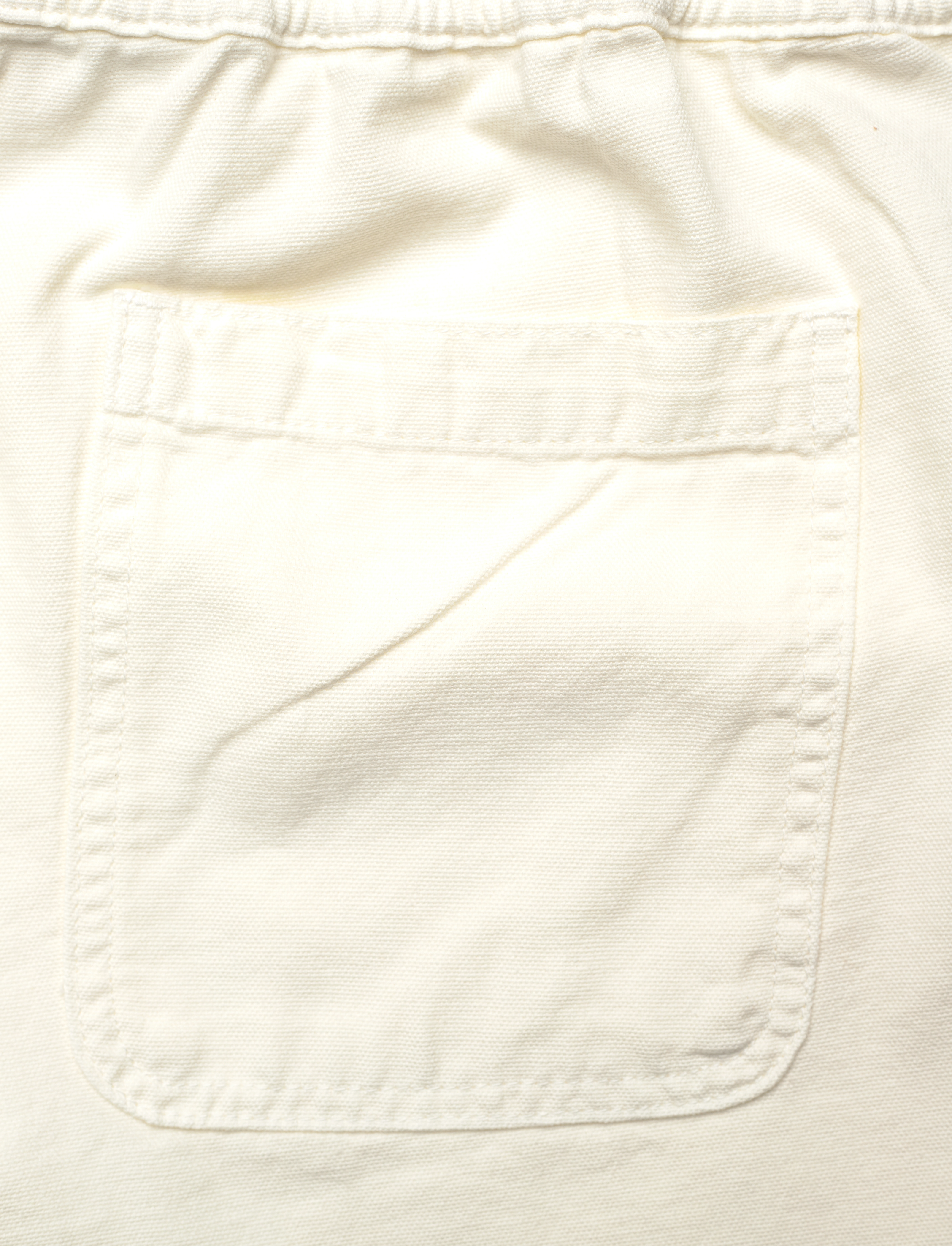Mads Nørgaard - Dyed Canvas Beach Shorts - vanilla ice - 4
