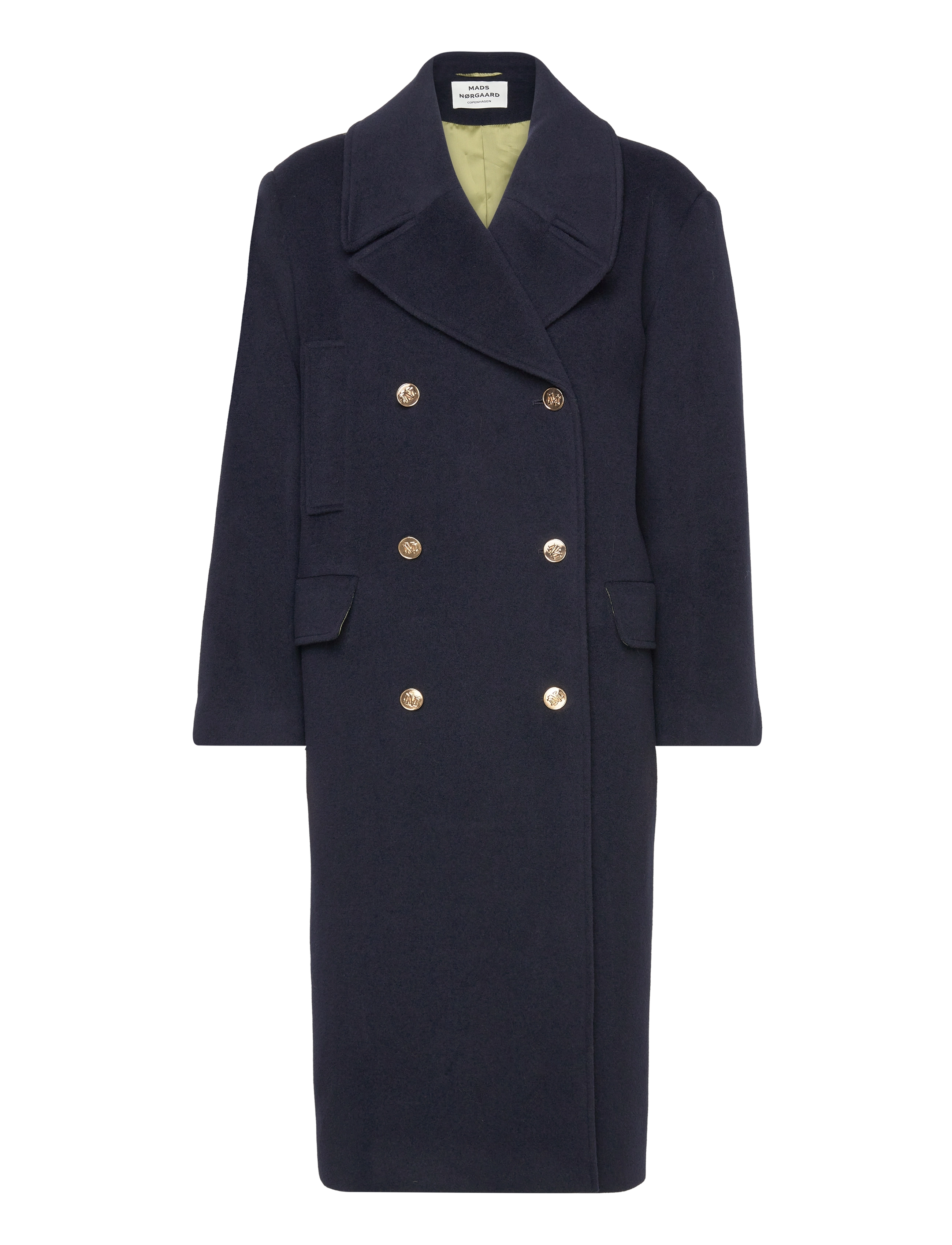 MADS NØRGAARD Milva Sanny Mantel Blau - 38 - Damen