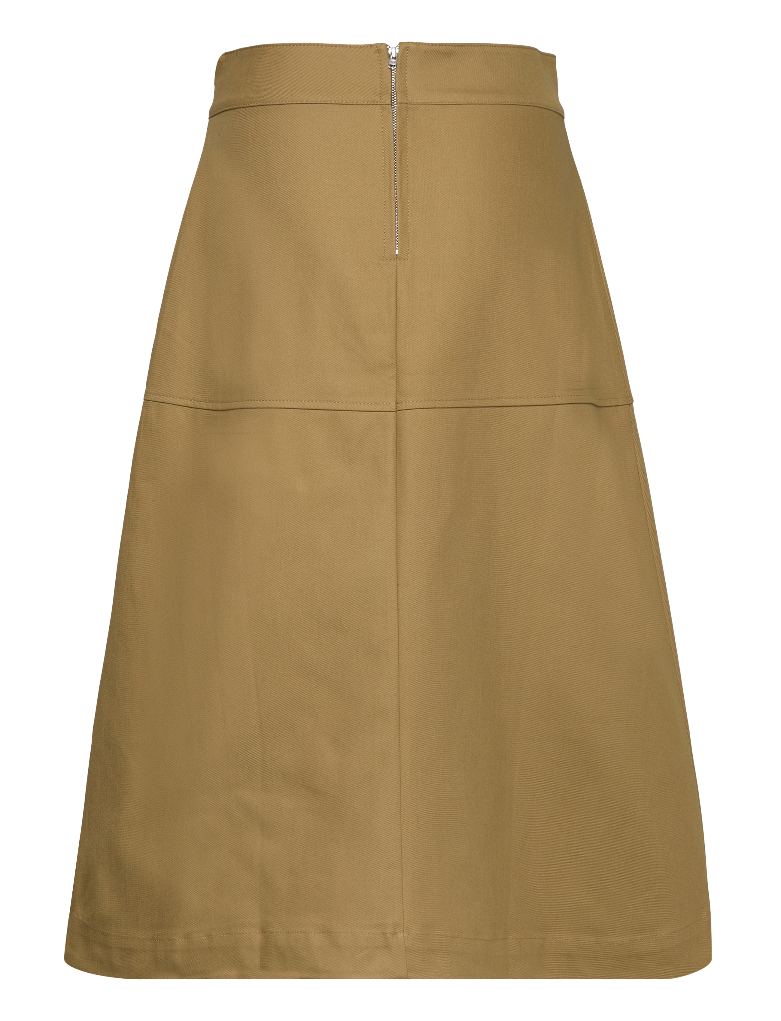 Mads Nørgaard - Heavy Twill Lunar Skirt - midi nederdele - lizard - 1
