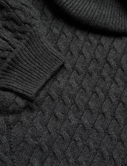 Mads Nørgaard - Recycled Wool Mix Rerik Sweater - rullekraver - charcoal melange - 2