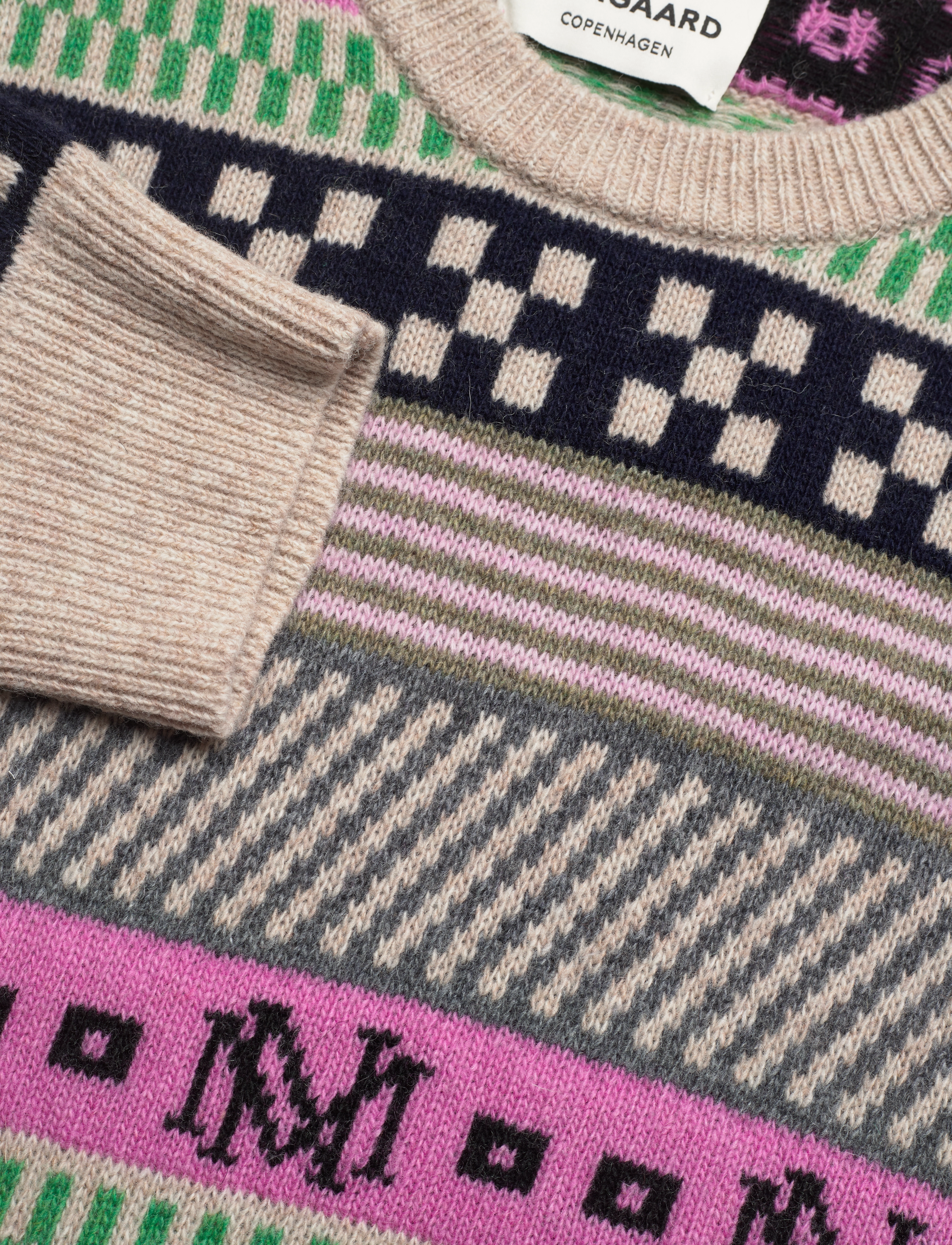 Mads Nørgaard - New Nordic Sonda Sweater - mn jacquard multi - 2