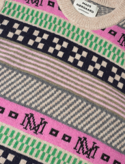 Mads Nørgaard - New Nordic Veneda Vest - knitted vests - mn jacquard multi - 2