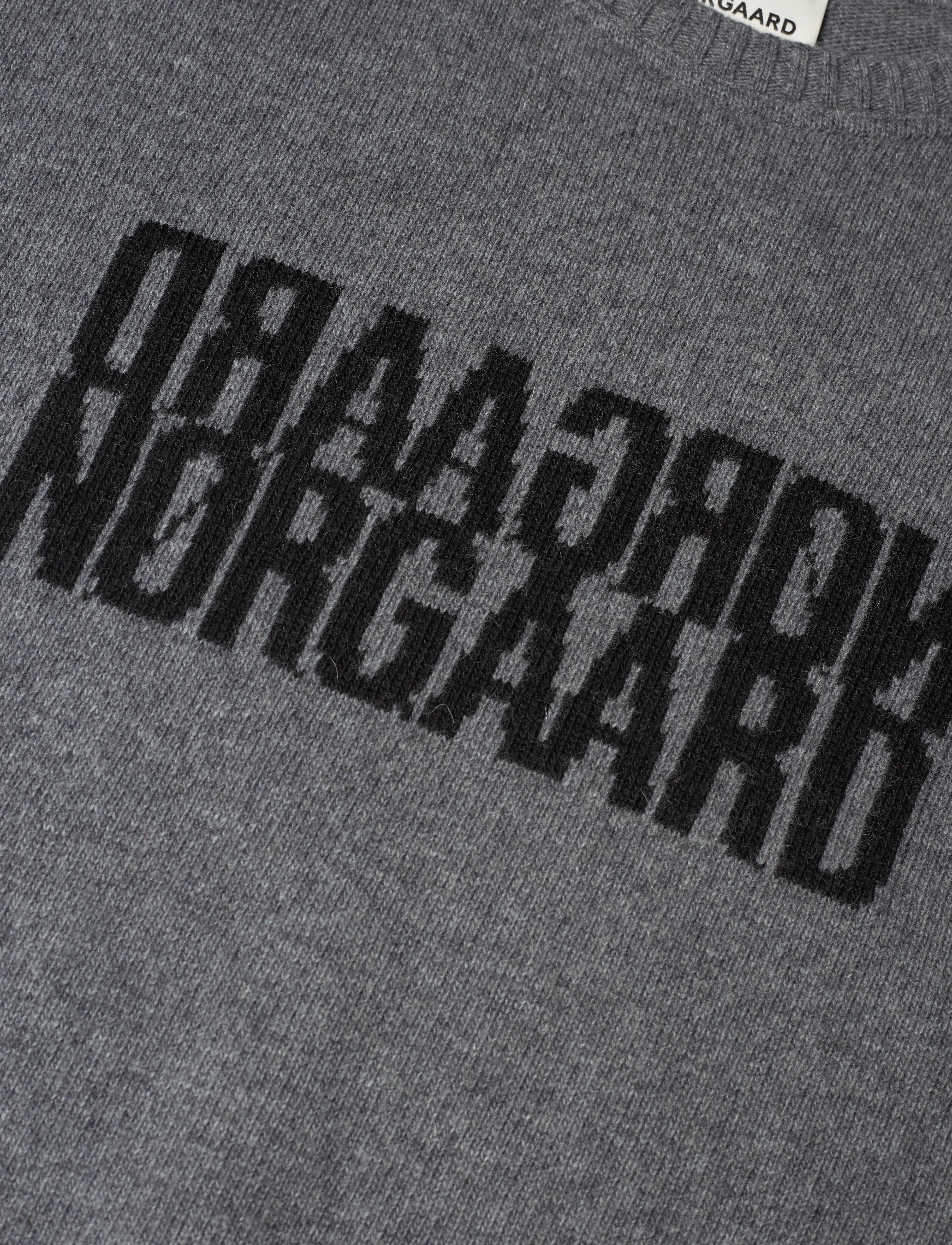 Mads Nørgaard - Recy Soft Knit Tilona Sweater - dark grey melange - 2