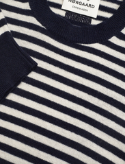 Mads Nørgaard - Eco Wool Stripe Kasey Sweater - trøjer - deep well/winter white - 2