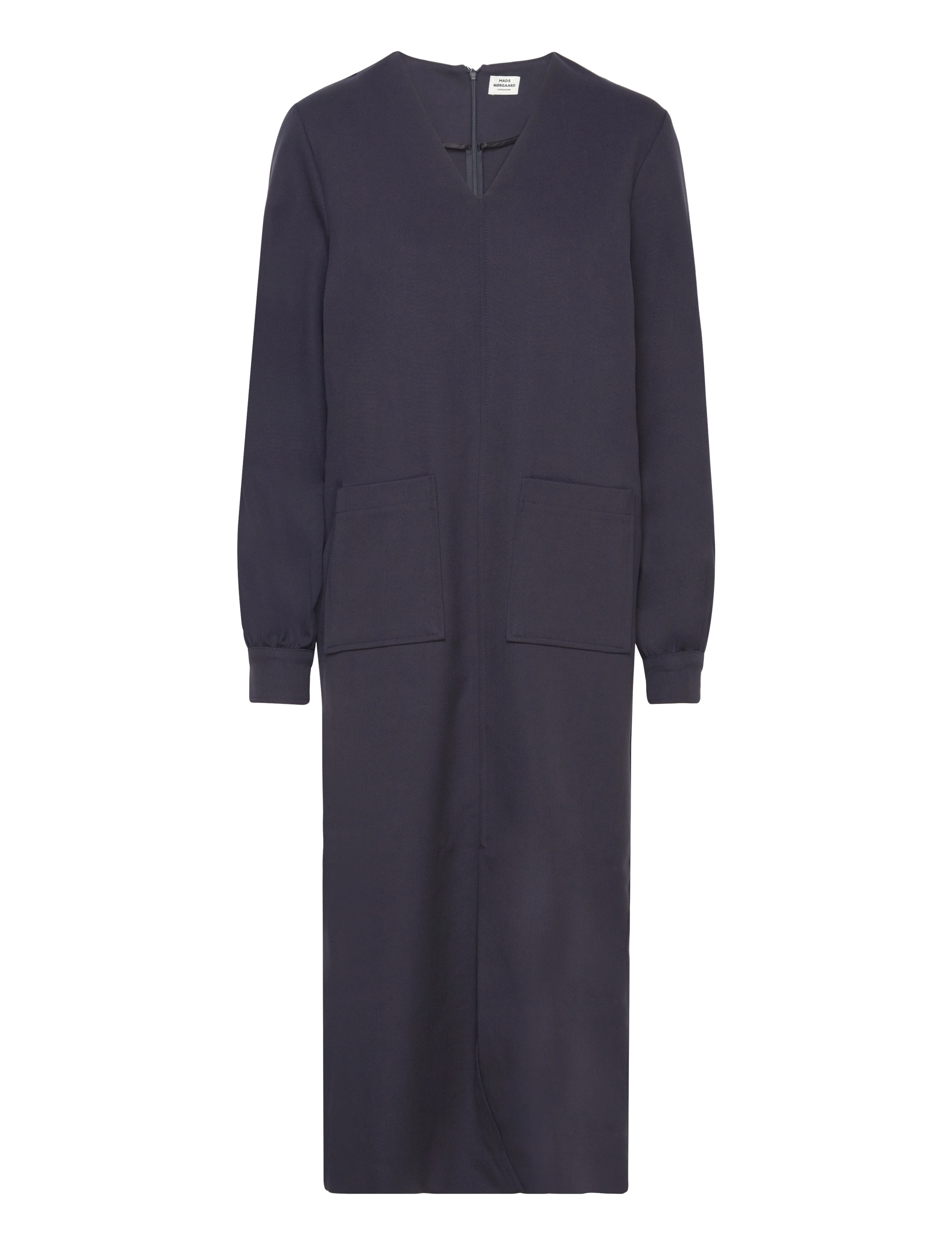 MADS NØRGAARD Soft Suiting Gweneth Kleid Navy - 36 - Damen
