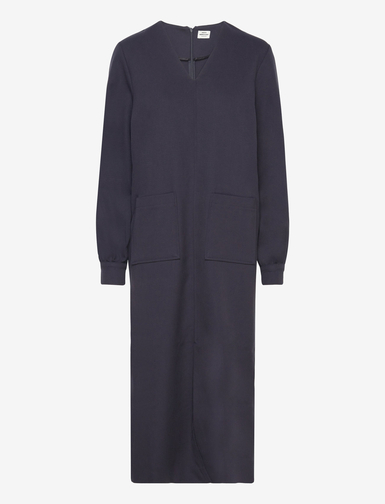 Mads Nørgaard - Soft Suiting Gweneth Dress - midi kjoler - deep well - 0