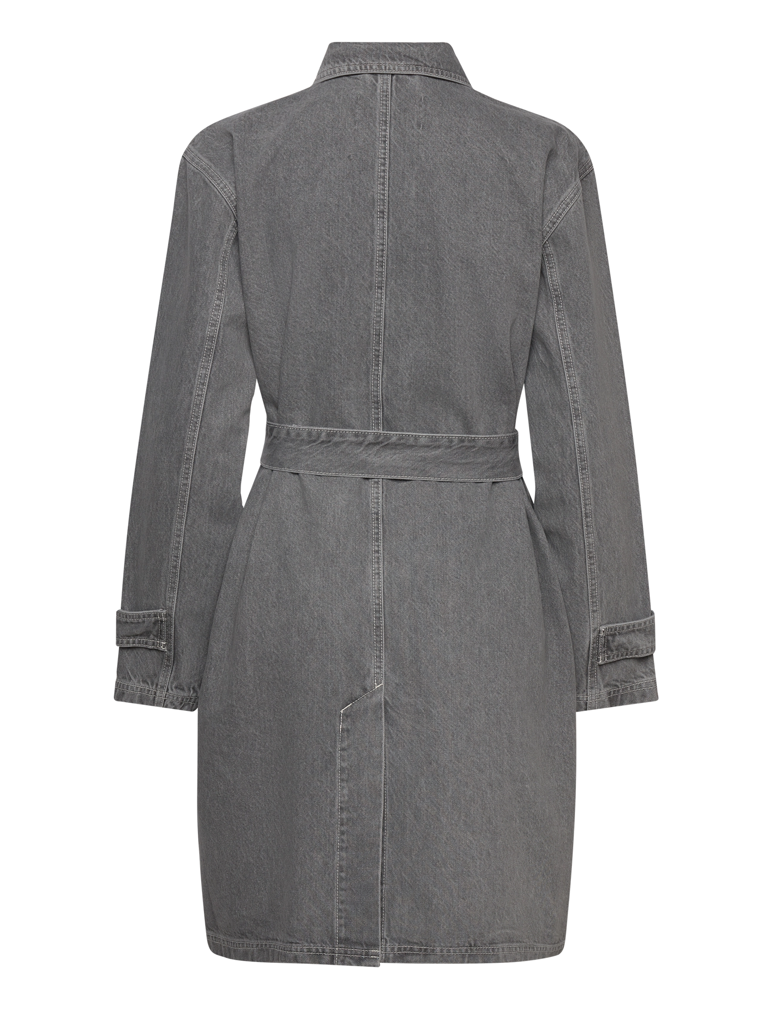 Mads Nørgaard - Grey Denim Jeiru Coat - grey - 1