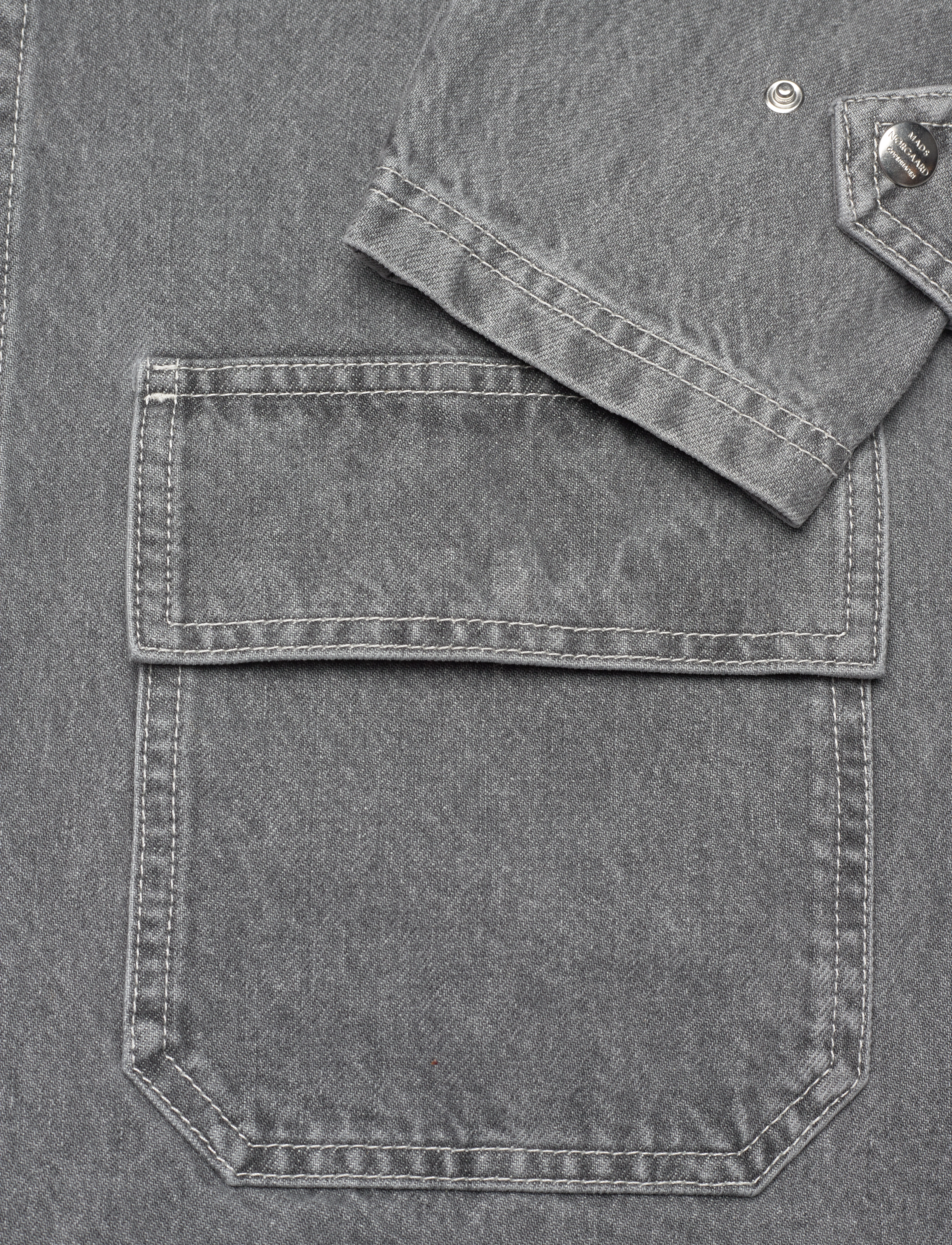 Mads Nørgaard - Grey Denim Jeiru Coat - grey - 4