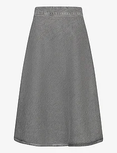 Grey Denim Stelly C Long Skirt, Mads Nørgaard