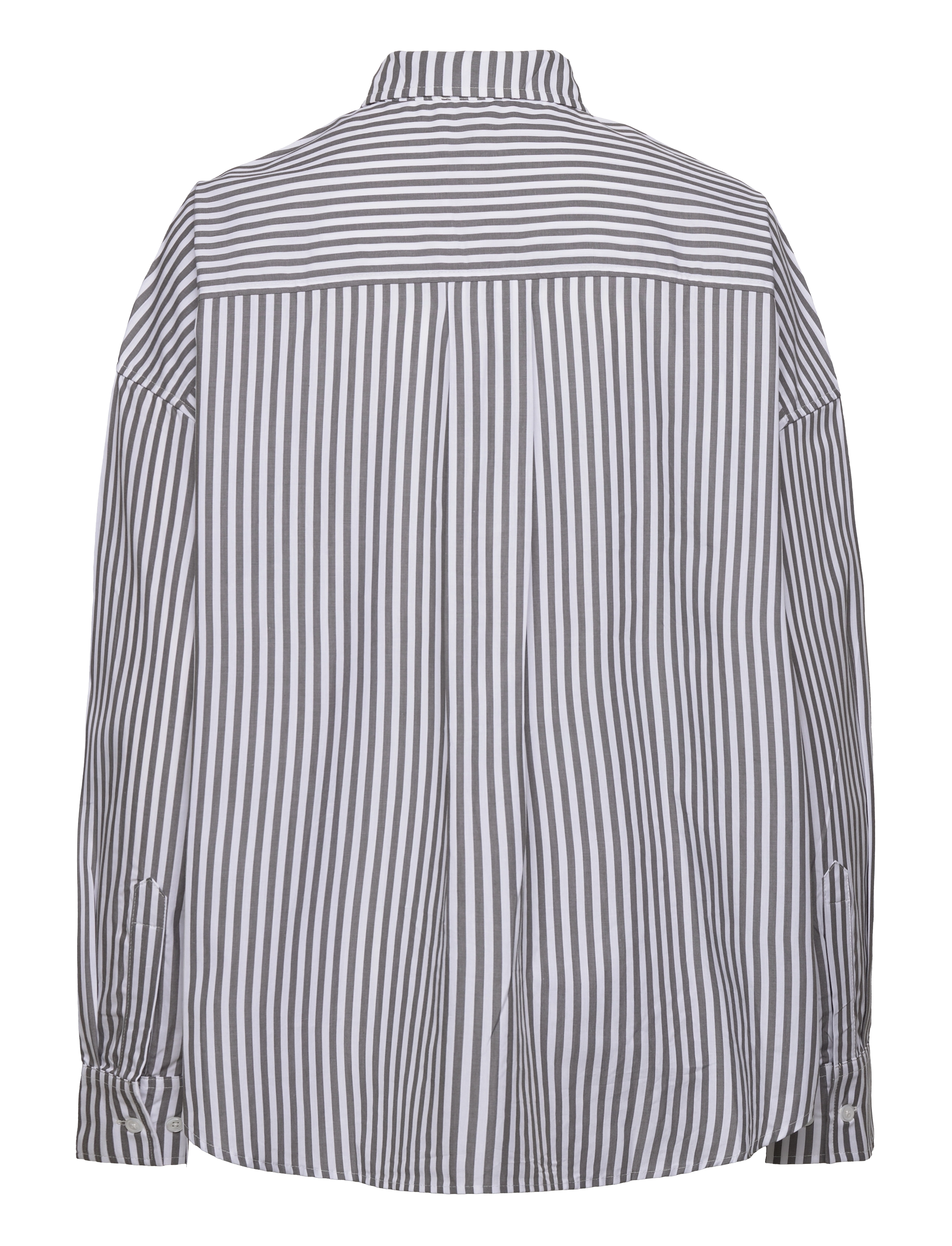 Mads Nørgaard - Popla Petrea Shirt - langærmede skjorter - castlerock/optical white - 1