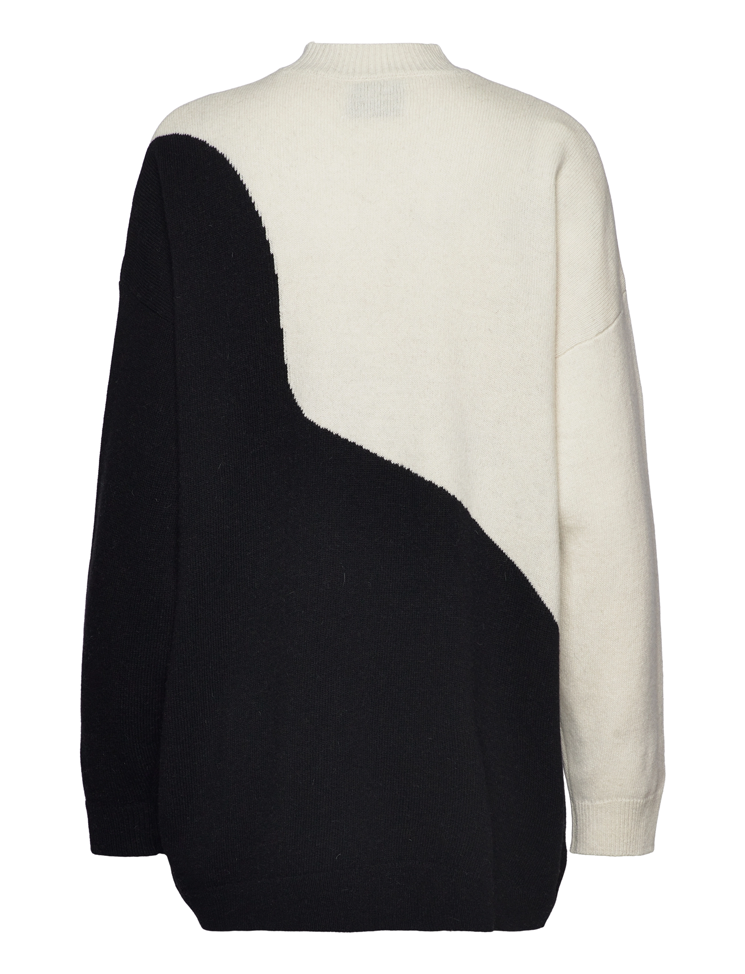 Mads Nørgaard - Recy Soft Knit Sandra Sweater - black/winter white - 1