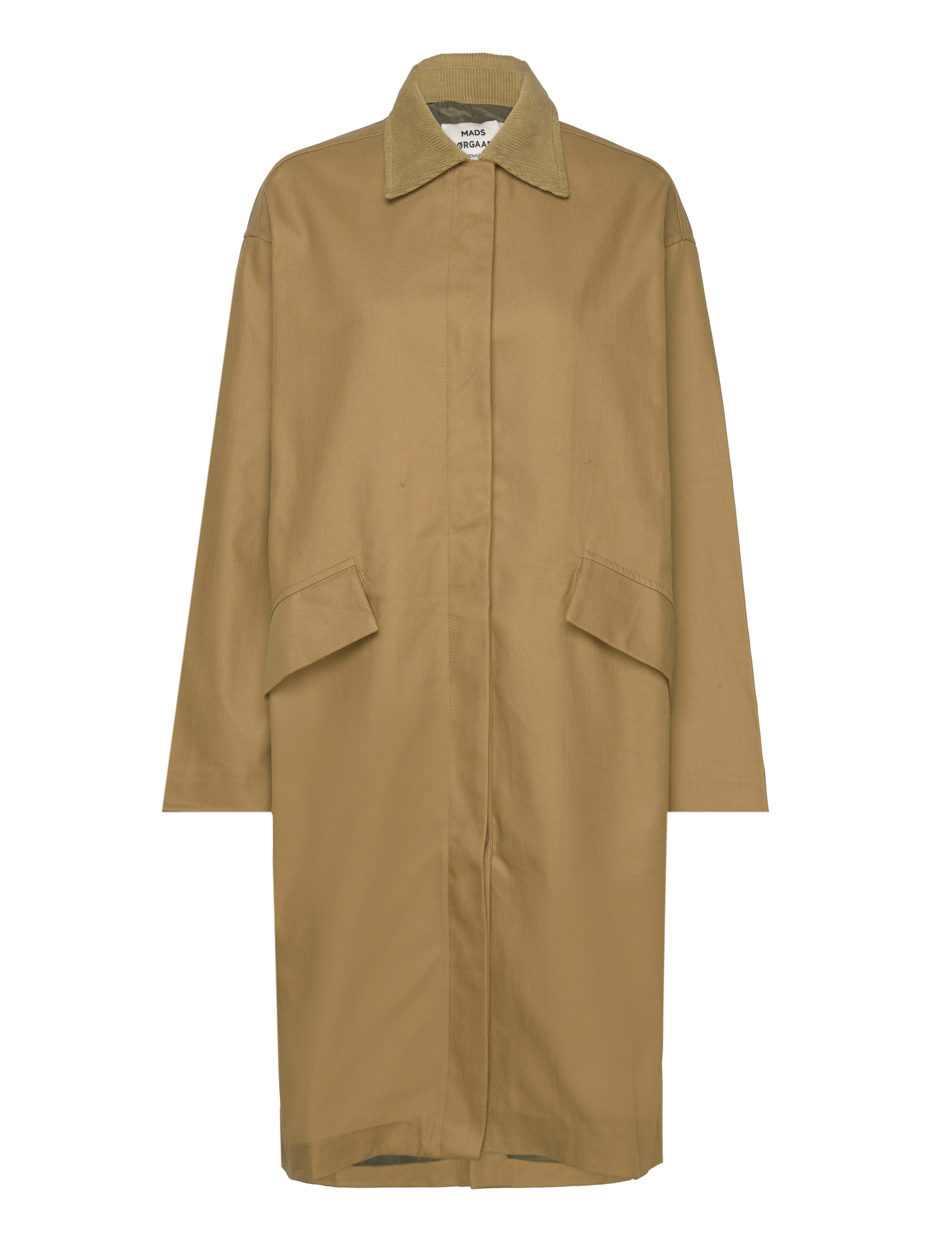 Mads Nørgaard Heavy Twill River Coat - Dunne jassen - LIZARD / beige