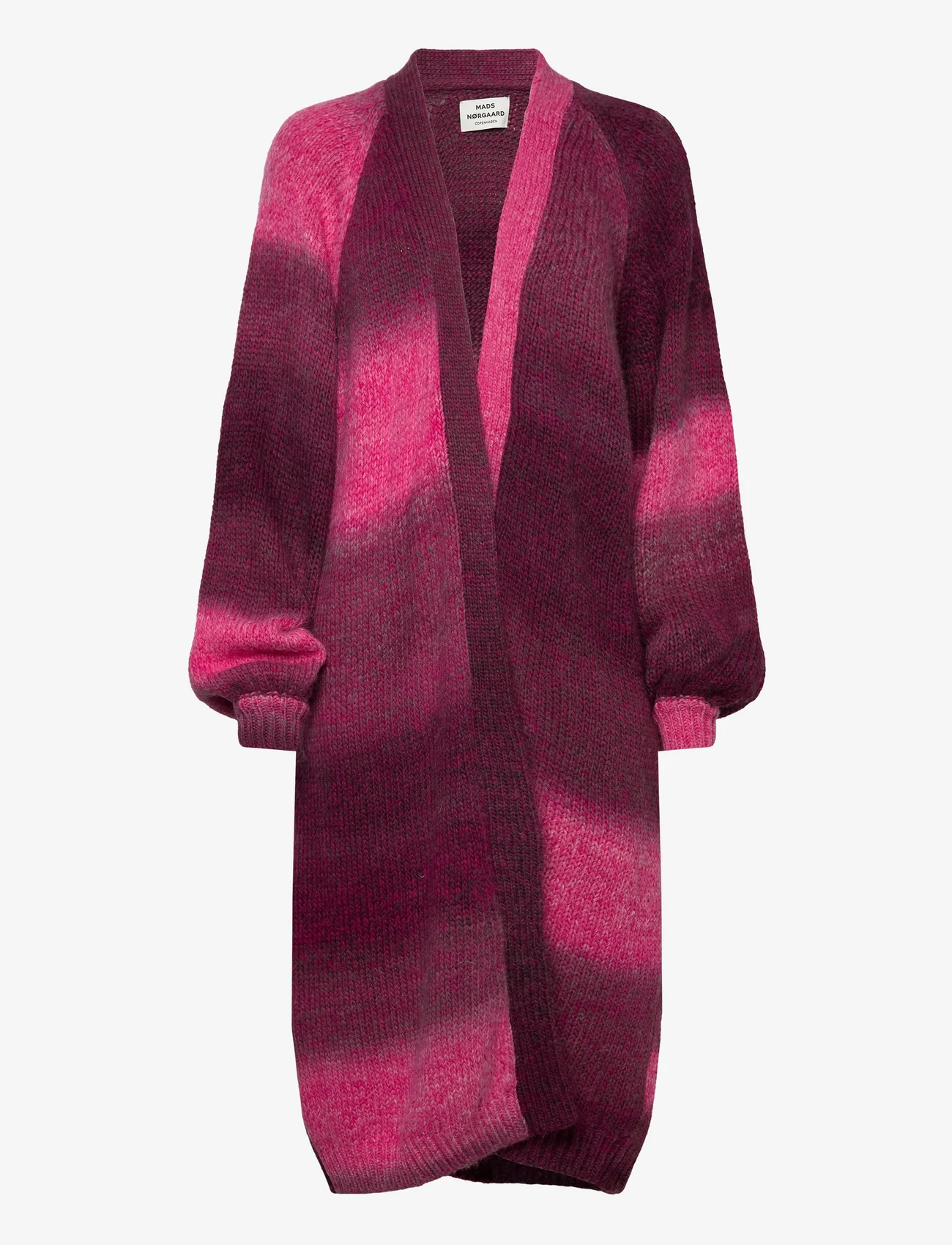 Mads Nørgaard - Shaded Kin Cardigan - koftor - pink glo melange - 0