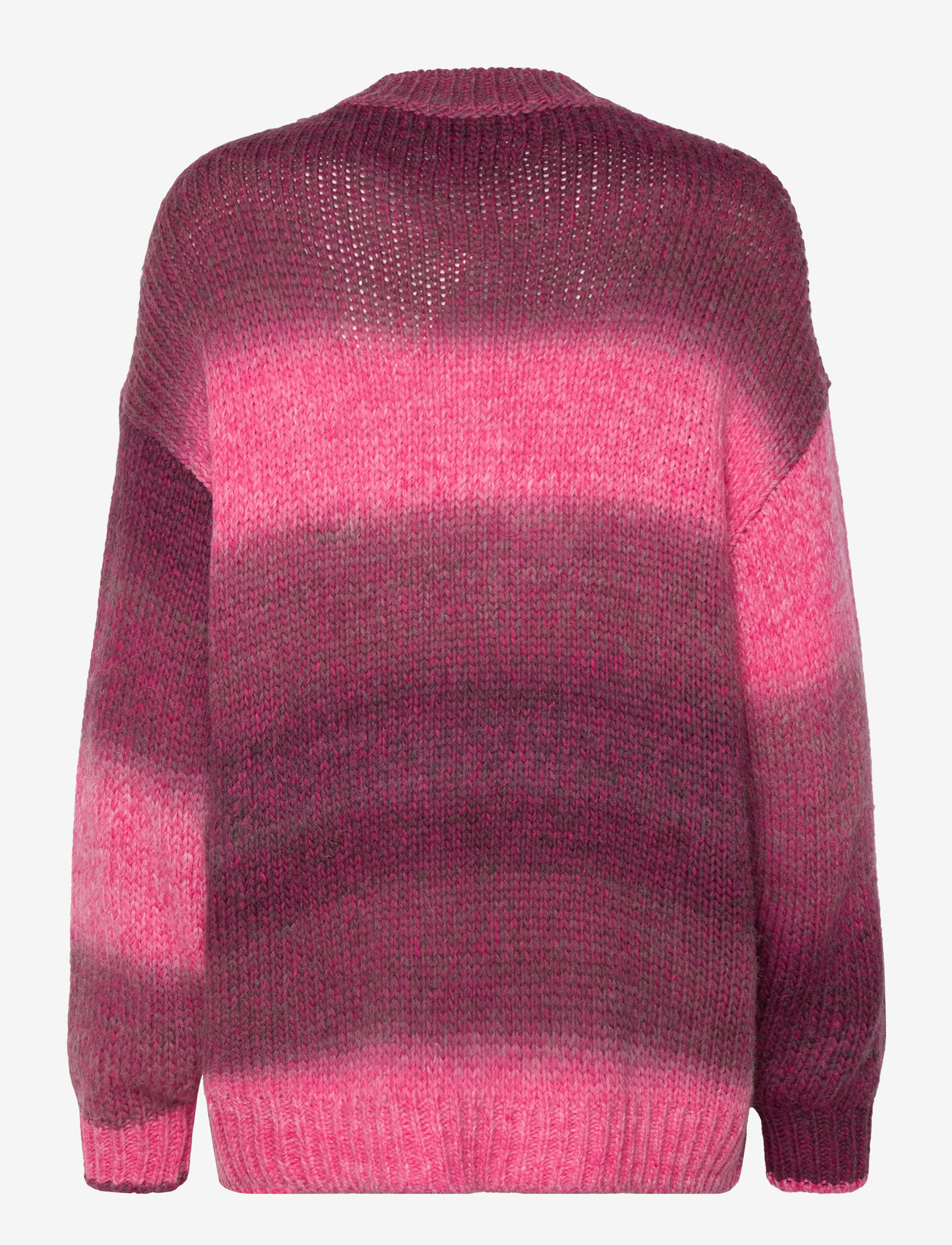 Mads Nørgaard - Shaded Lefty Sweater - sügisesed riided - pink glo melange - 1