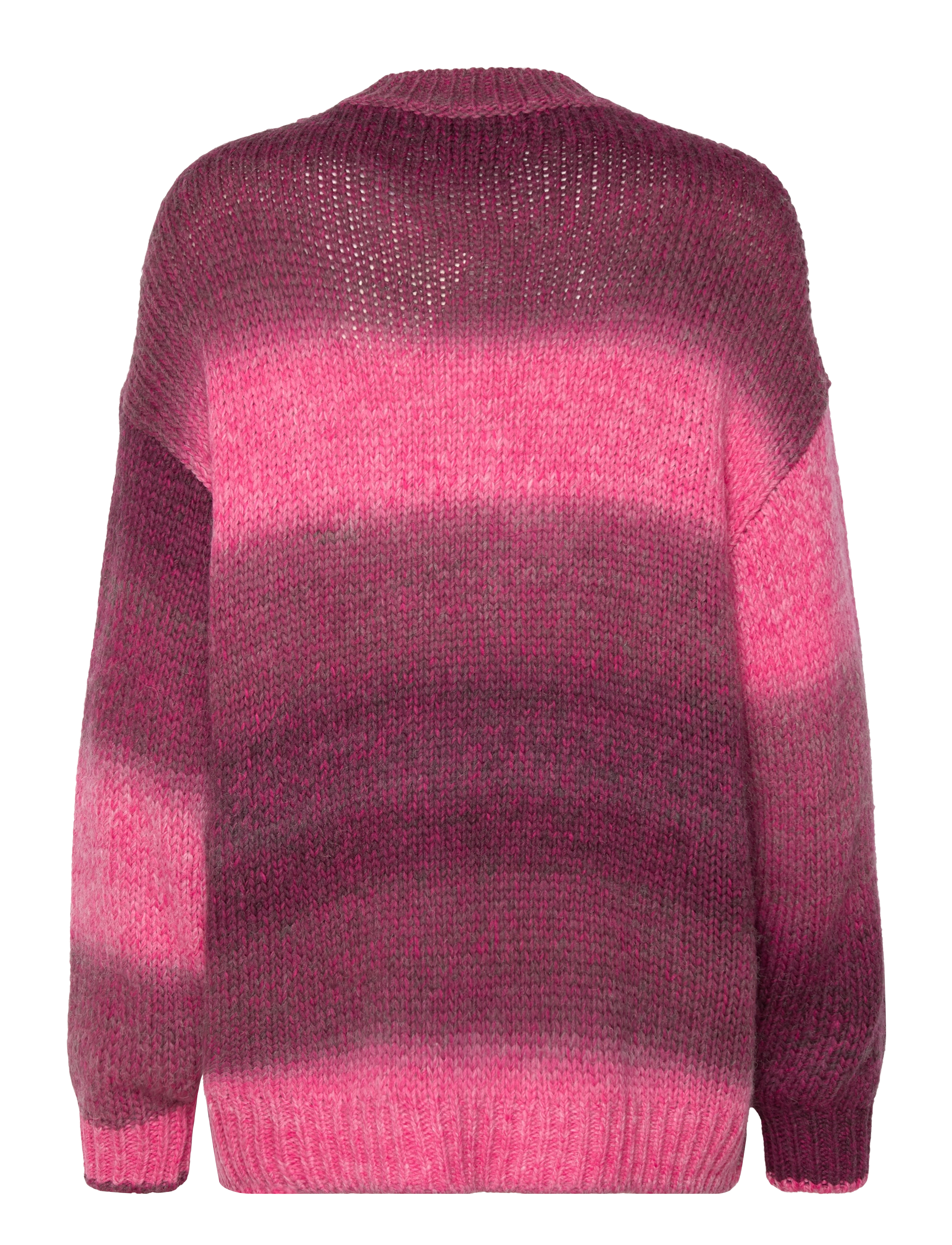 Mads Nørgaard - Shaded Lefty Sweater - trøjer - pink glo melange - 1