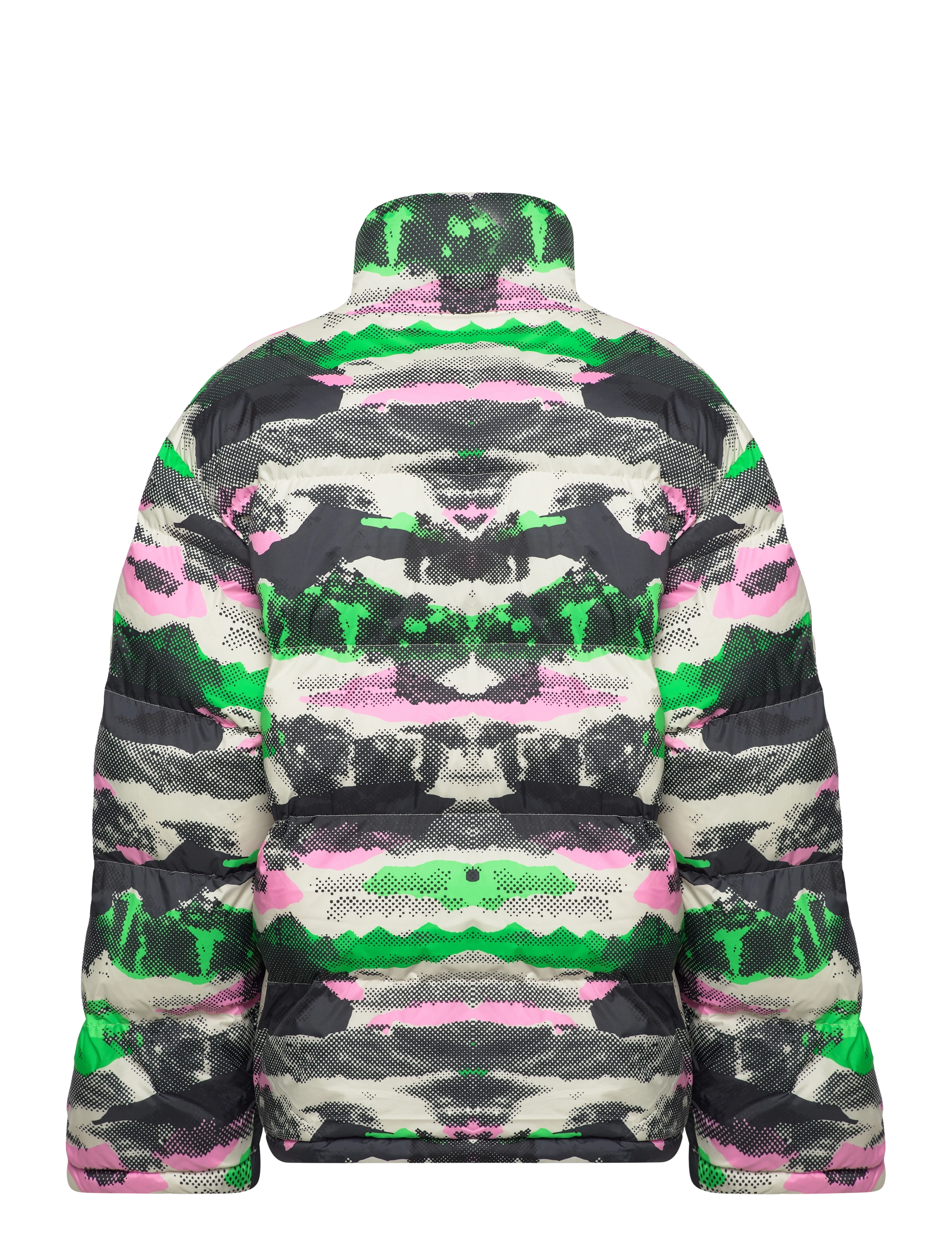 Mads Nørgaard - Recycle Jenkis Jacket AOP - kurtki puchowe - mesh camo aop - 1