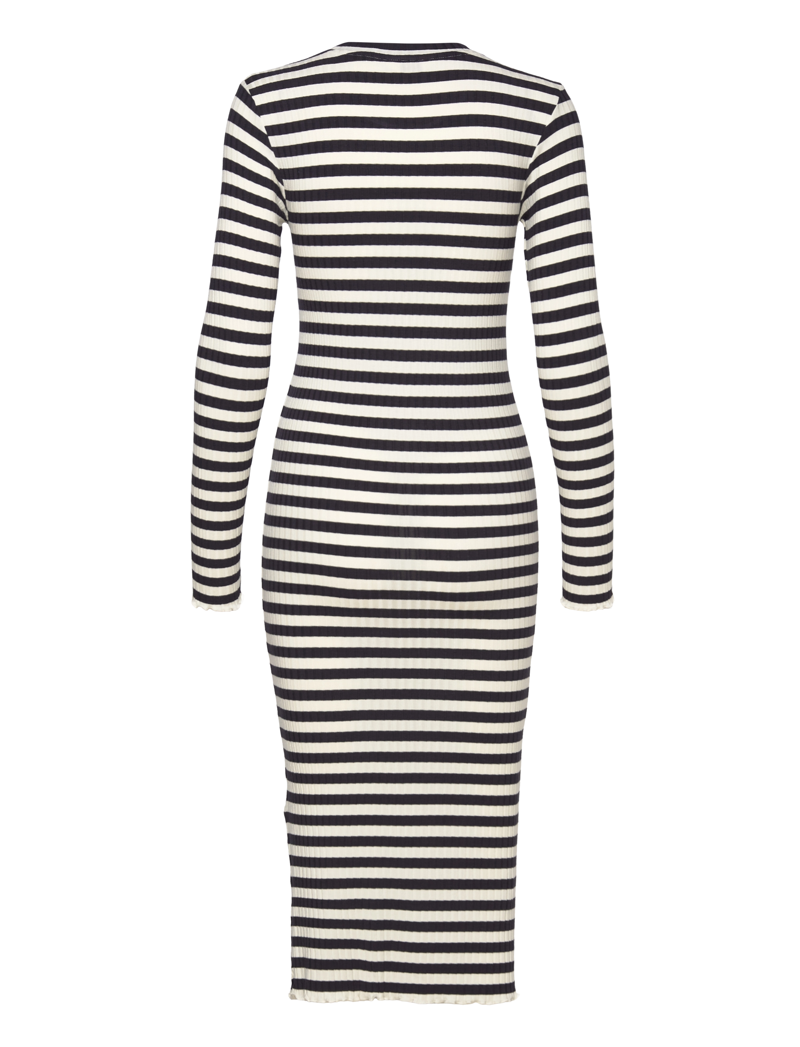 Mads Nørgaard - 5x5 Stripe Boa Dress - 5x5 stripe/deep well - 1