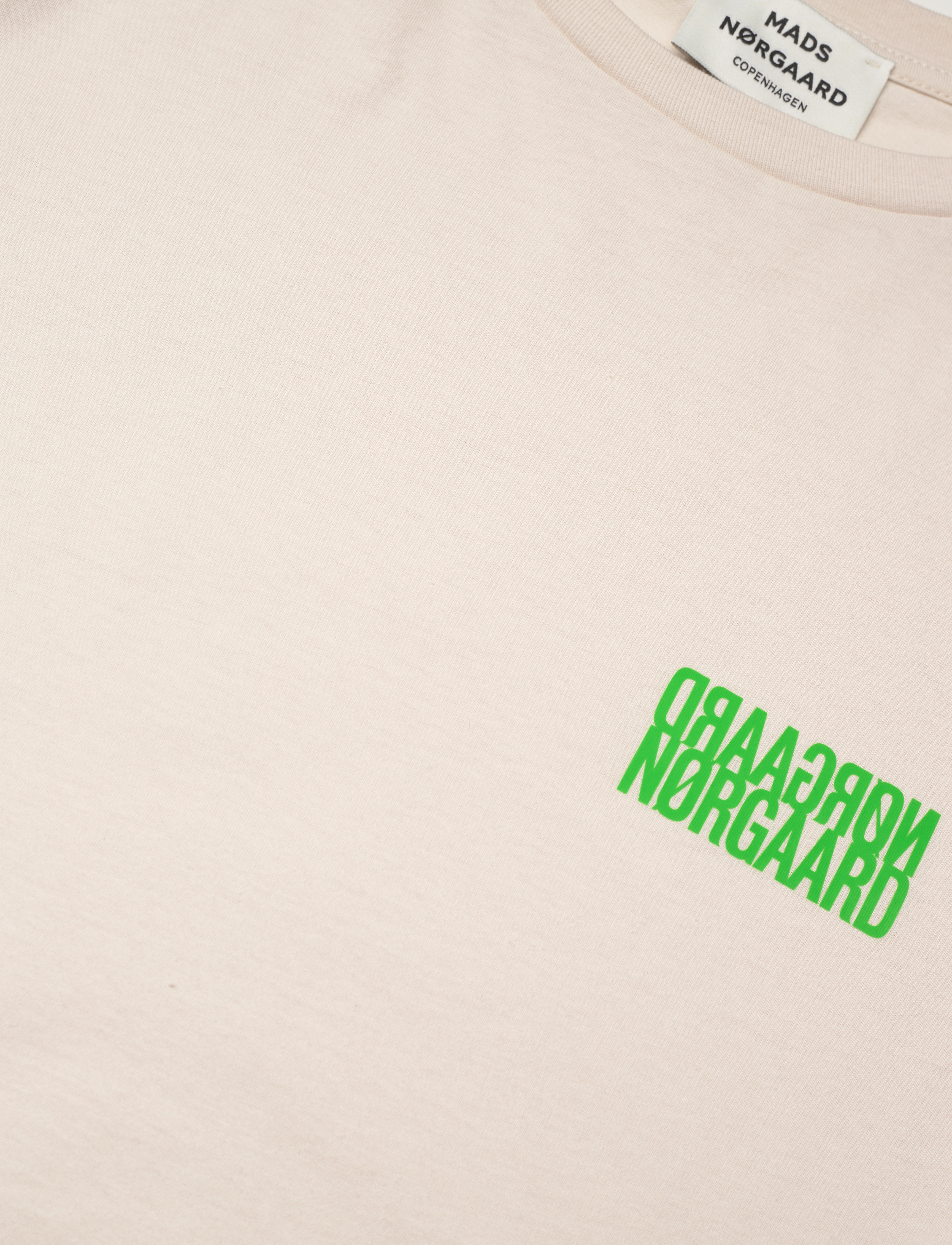 Mads Nørgaard - Single Organic Trenda M Tee - silver birch - 2
