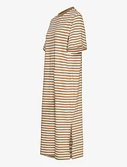 Mads Nørgaard - Single Organic Stripe Nou Dress - tshirt jurken - kelp/cloud dancer - 2