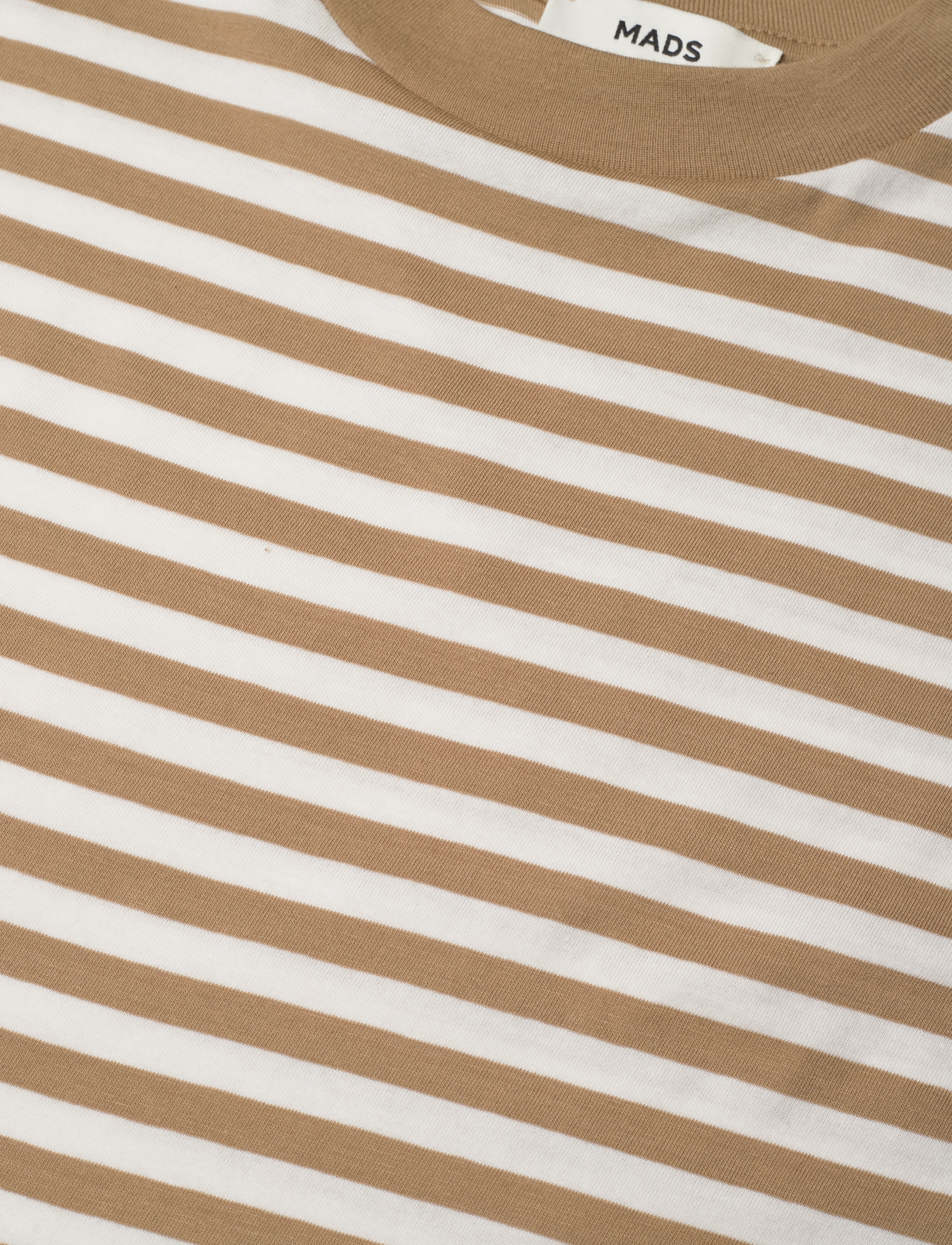 Mads Nørgaard - Single Organic Stripe Nou Dress - kelp/cloud dancer - 4