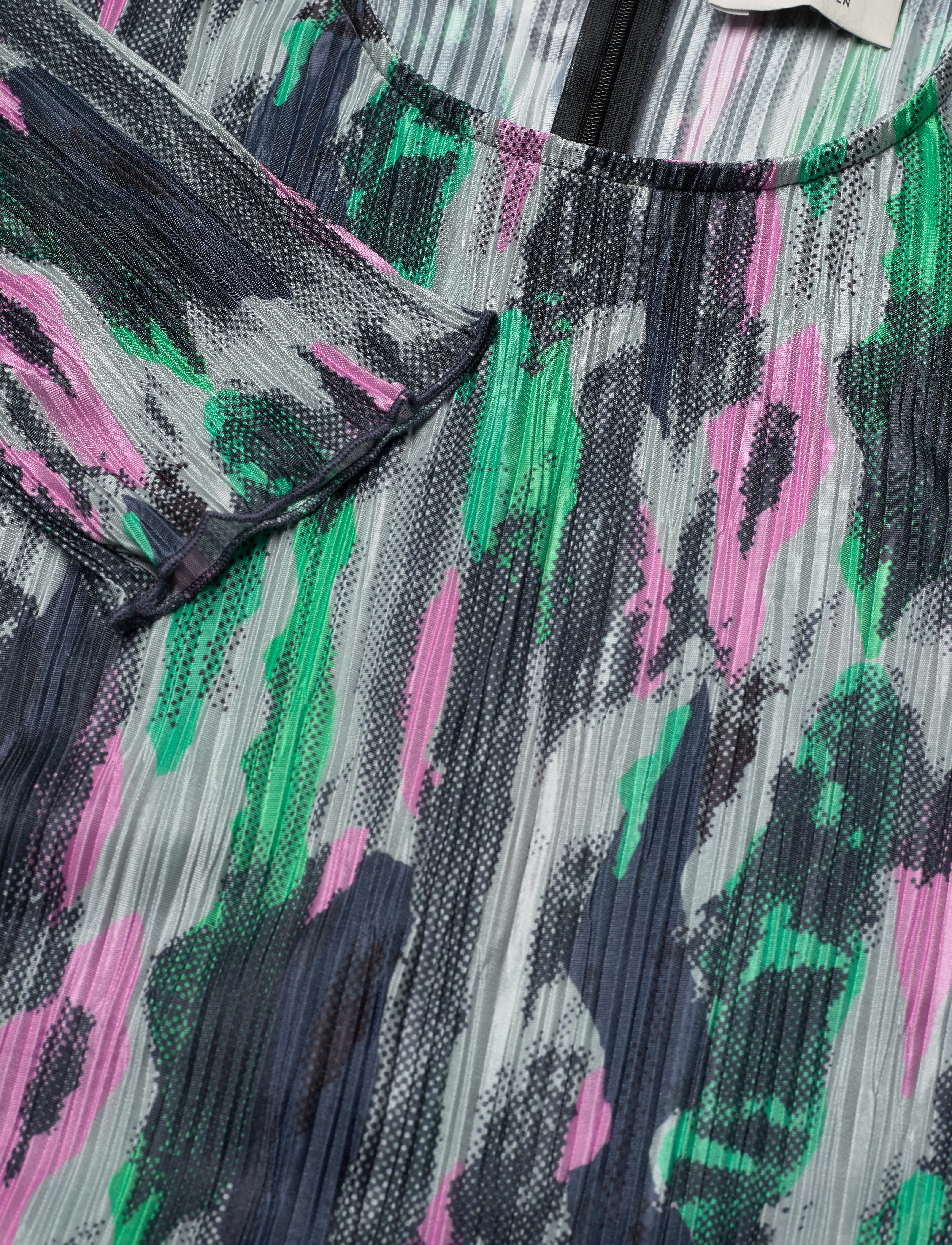 Mads Nørgaard - Dantel Beate Dress AOP - mesh aop/andean toucan - 2