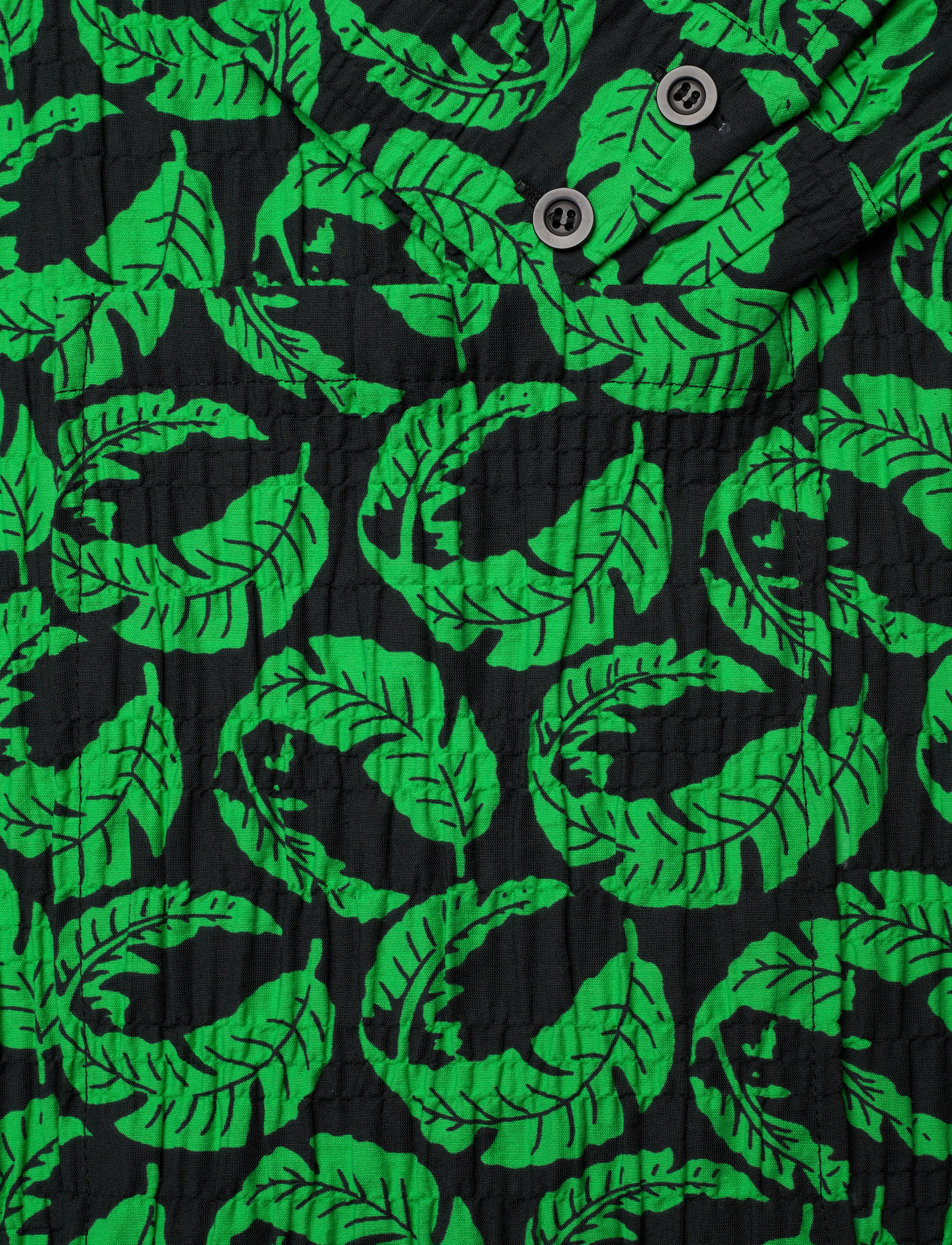 Mads Nørgaard - Chakra Zinni Dress AOP - midi kjoler - leaf aop/andean toucan - 3
