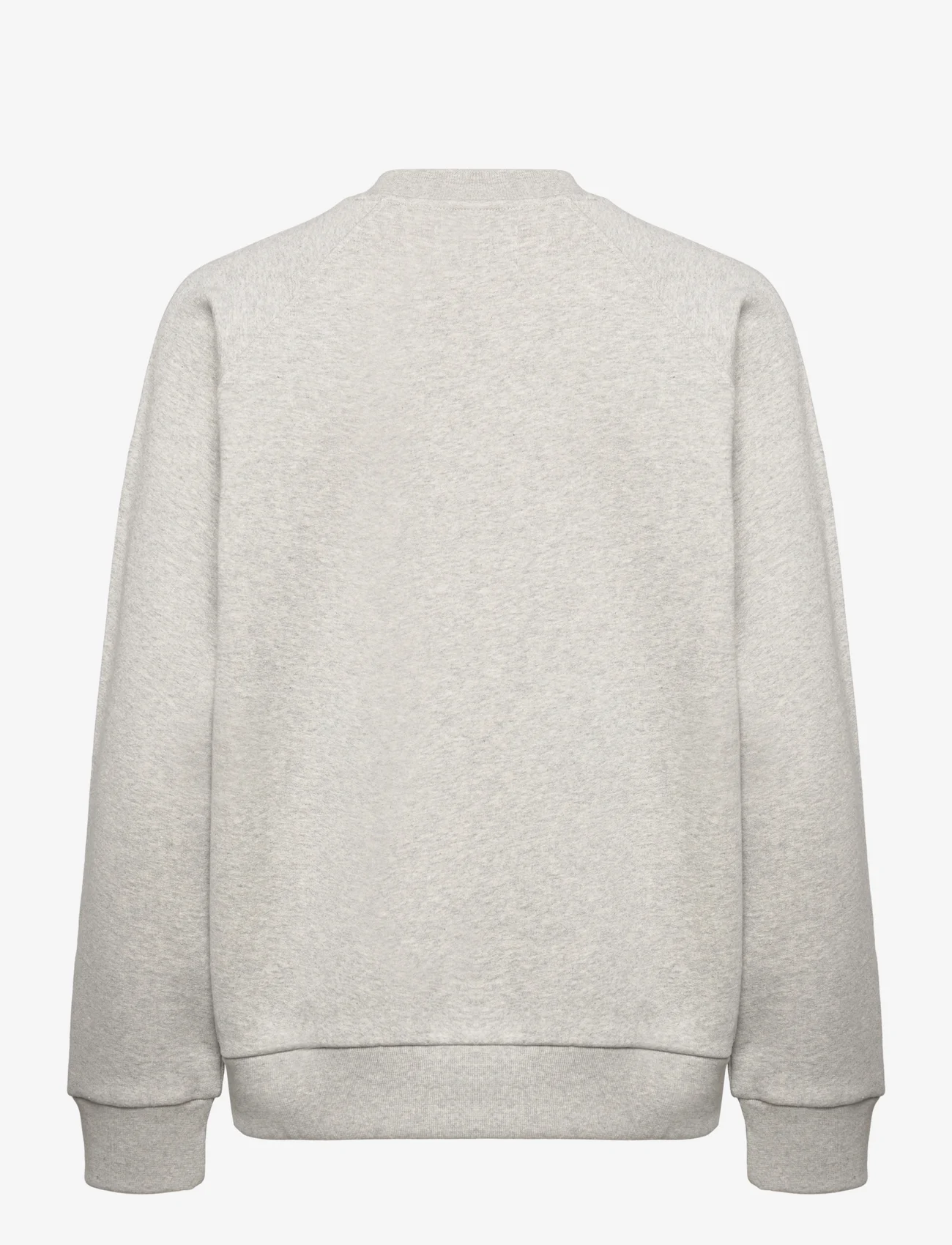 Mads Nørgaard - Organic Sweat Allium Sweatshirt - hoodies - light grey melange - 1