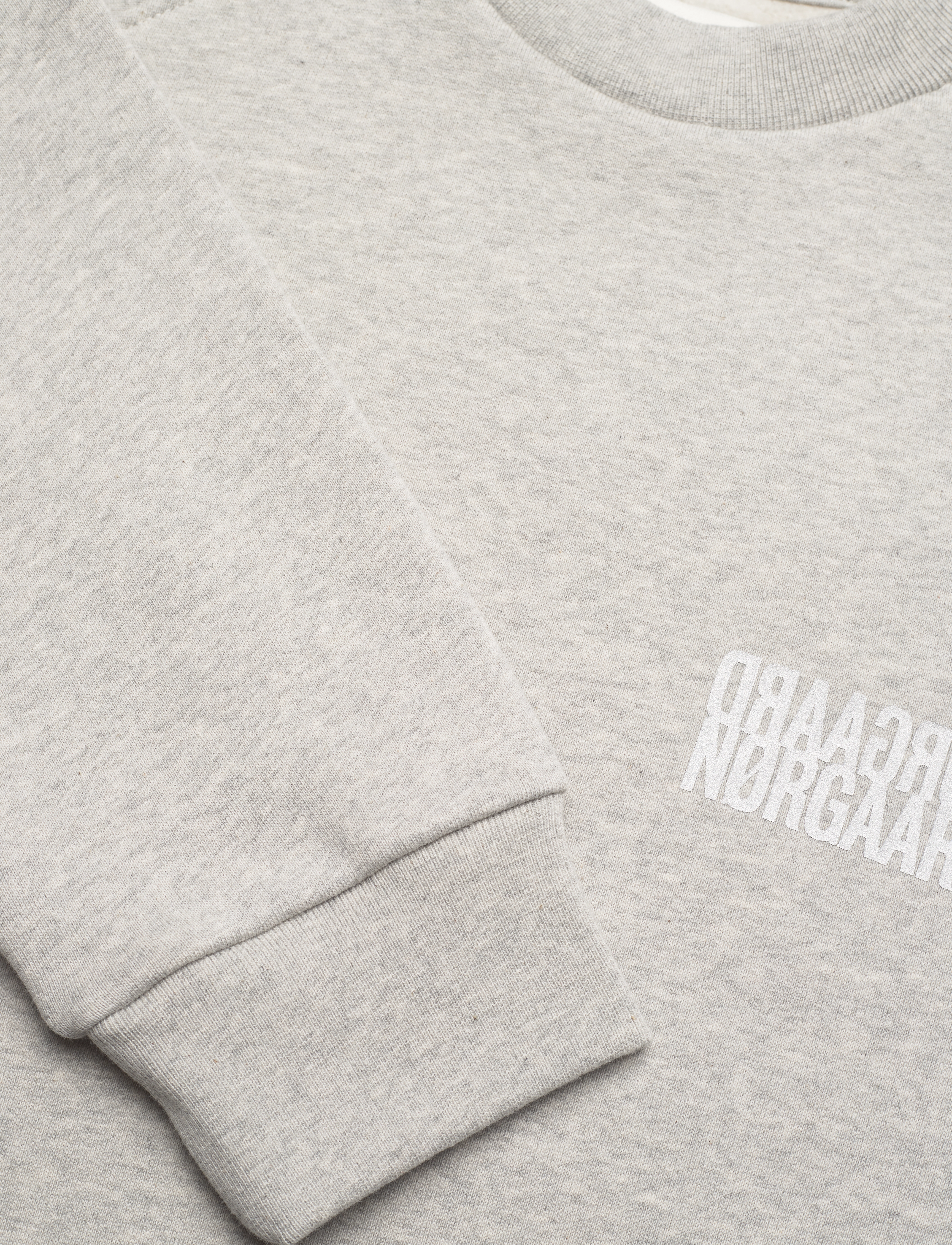 Mads Nørgaard - Organic Sweat Allium Sweatshirt - light grey melange - 2
