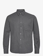 Mads Nørgaard - Flamel Sune Shirt - basic skjortor - asphalt - 0