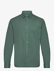 Mads Nørgaard - Flamel Sune Shirt - basic skjorter - darkest spruce - 0