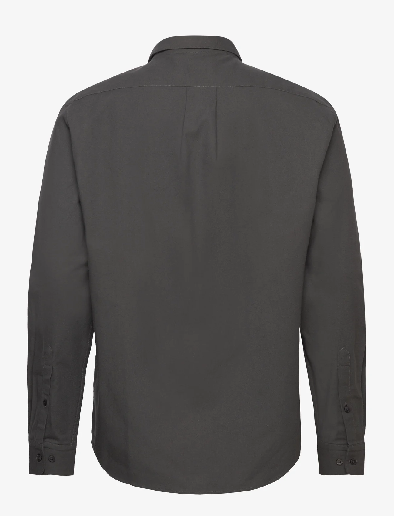 Mads Nørgaard - Cotton Flannel Malte Shirt - laisvalaikio marškiniai - asphalt - 1