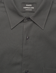 Mads Nørgaard - Cotton Flannel Malte Shirt - basic krekli - asphalt - 2