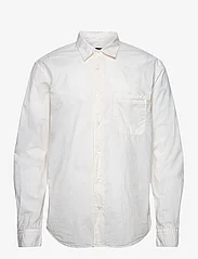 Mads Nørgaard - Cotton Poplin Malte Shirt - pikkade varrukatega t-särgid - vanilla ice - 0