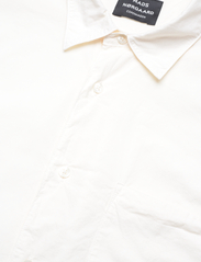 Mads Nørgaard - Cotton Poplin Malte Shirt - t-krekli ar garām piedurknēm - vanilla ice - 3