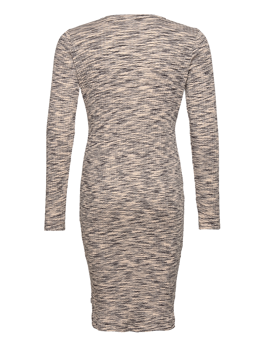 Mads Nørgaard - 8x3 Mouline Dubina Dress - langærmede hverdagskjoler - cub melange - 1