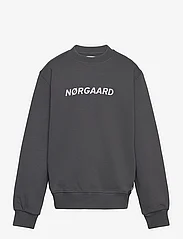 Mads Nørgaard - Organic Sweat Solo Sweatshirt - medvilniniai megztiniai ir džemperiai su gobtuvu - asphalt - 0