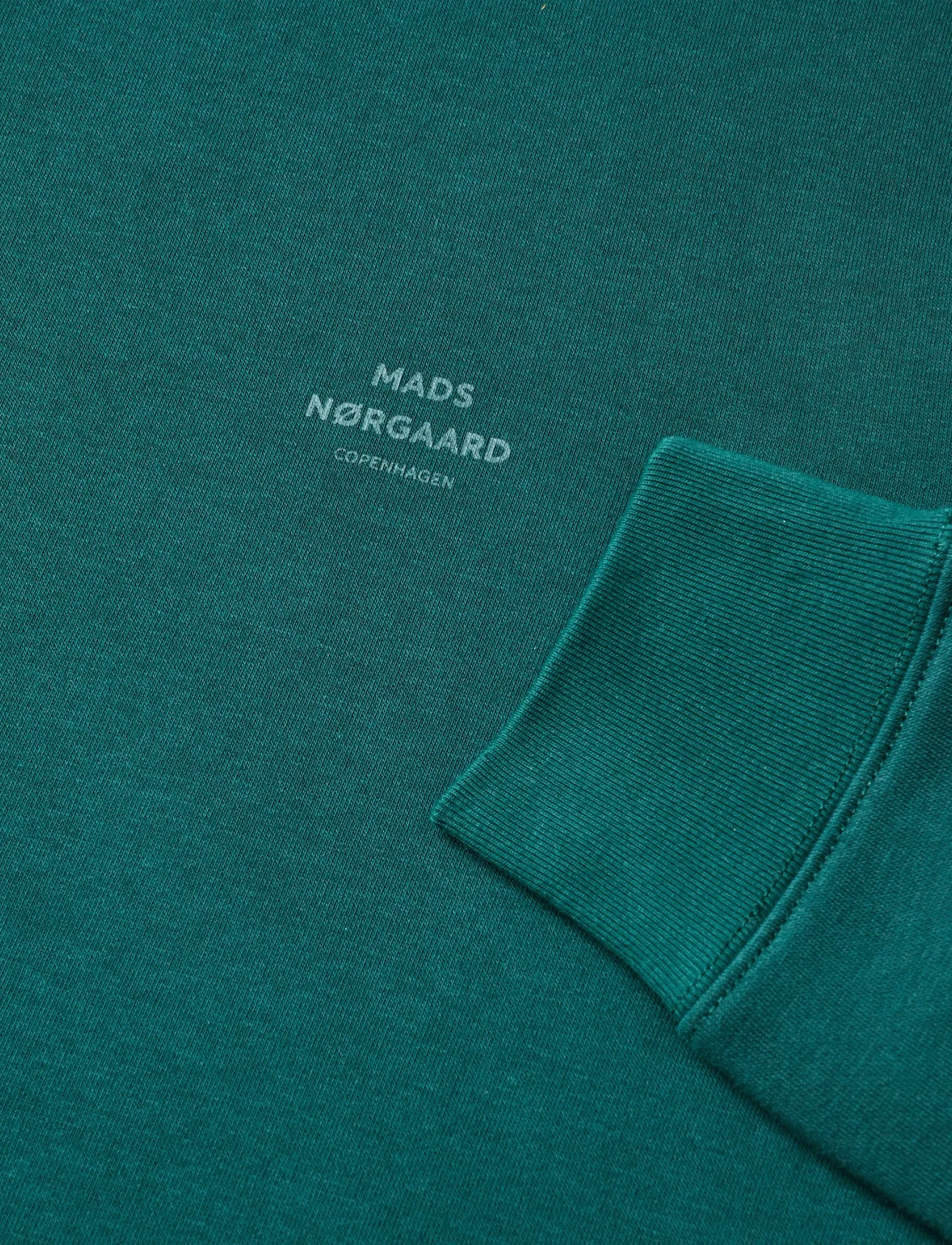 Mads Nørgaard - Standard Crew Logo Sweat - vacation essentials - deep sea - 1